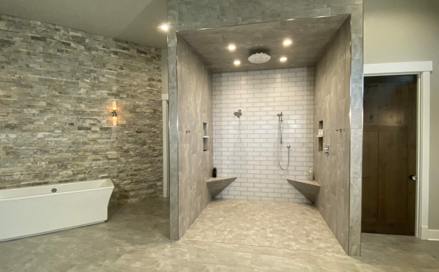 Curbless Shower Pans - HYDRO-BLOK - Luxury Off Grid Apartment Renovation Curbless Shower Systems